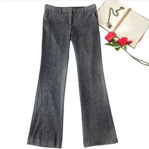 Express Women's Trousers Size 4 Columnist Black Grey Bootcut Dress Pants Office